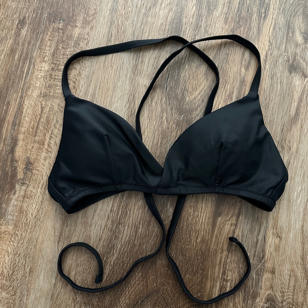 Madewell Classic Black Bikini Top